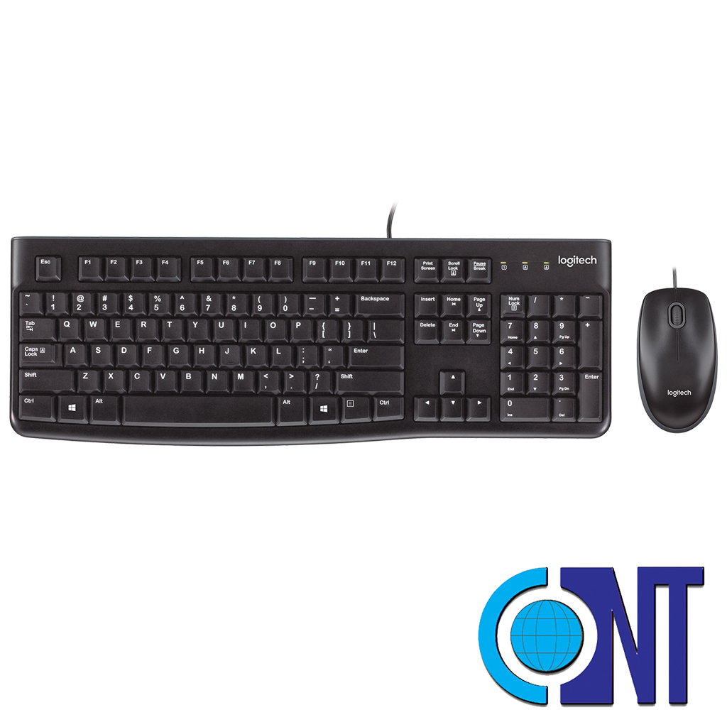 Combo bàn phím chuột Logitech Keyboard and Mouse MK120 (full size, có phím số)