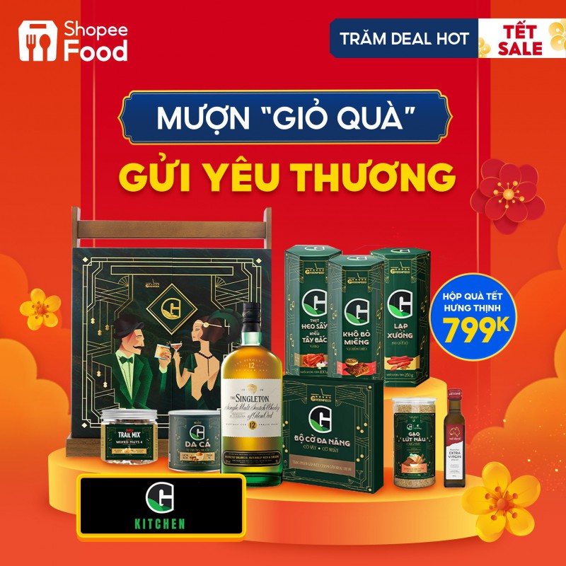 Ghé ShopeeFood chọn giỏ quà Tết: Đa dạng các loại chỉ từ 199K, lại còn được thêm ưu đãi giảm giá